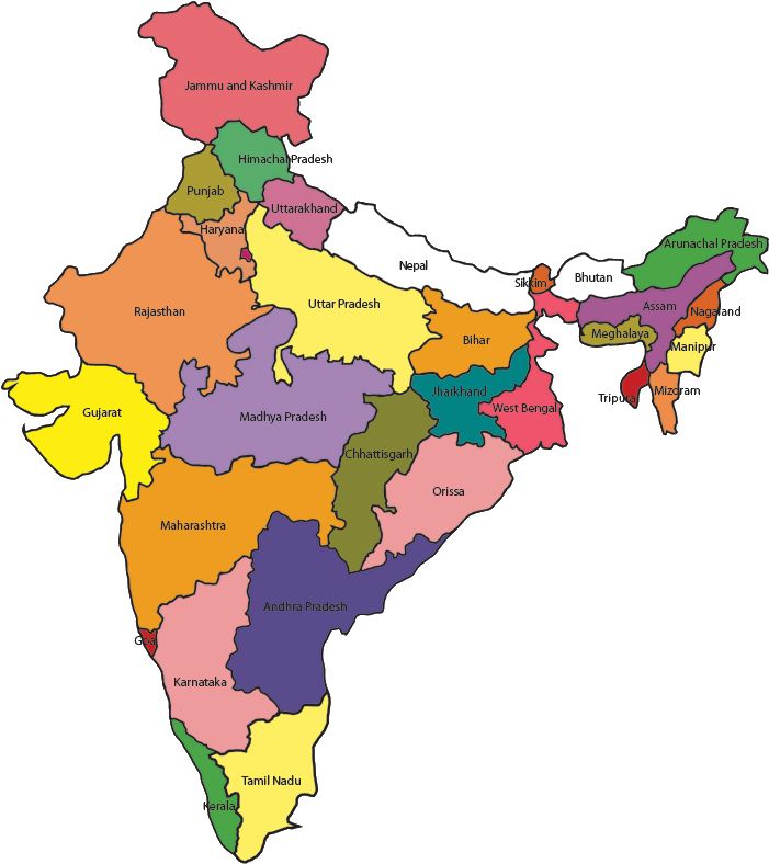 About us India Indian Map Mumbai Location In India free png image